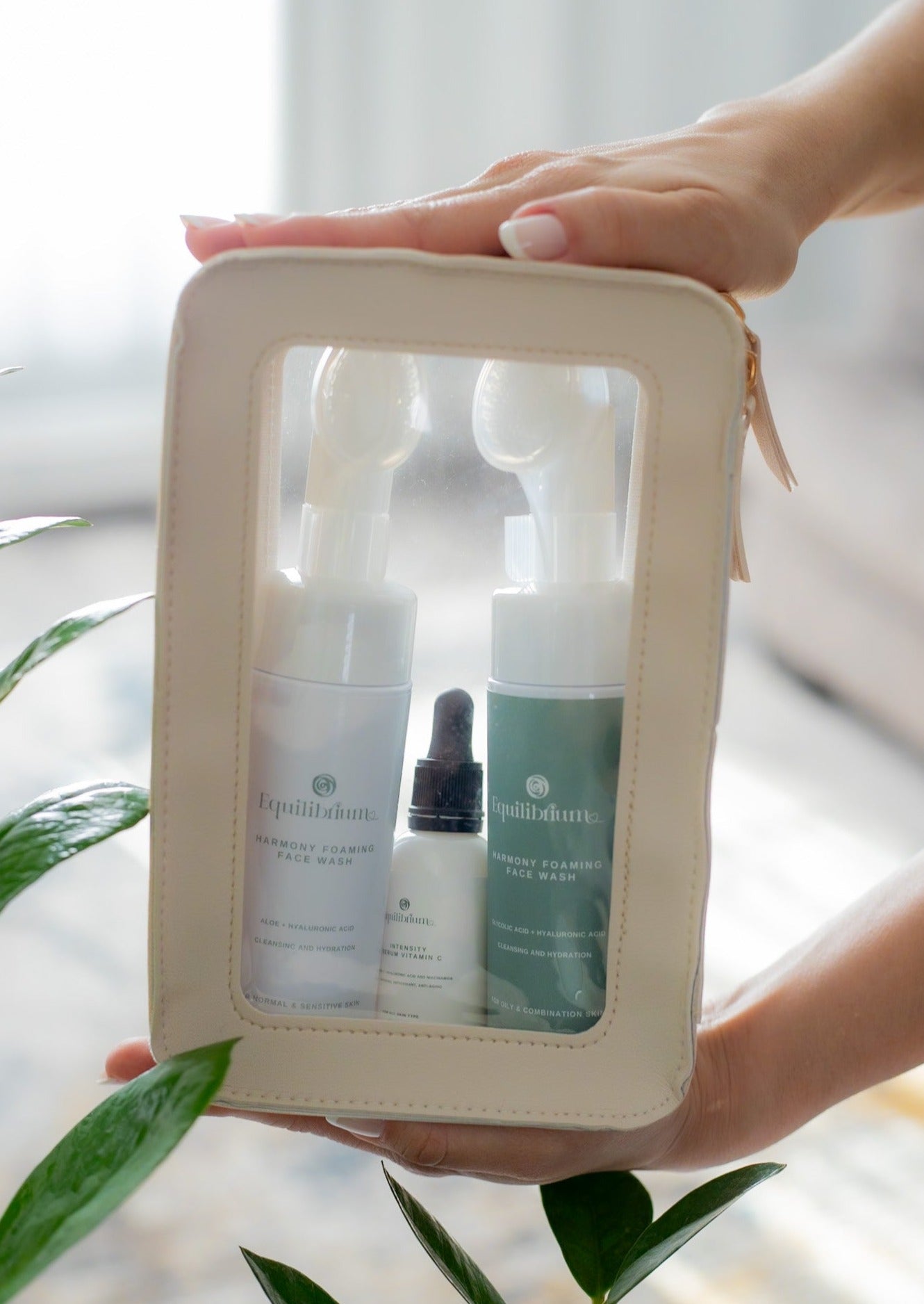 Equilibriumskincarecosmetics Kit 5: Best Foaming Face Wash for All Skin Types & Vitamin C Serum